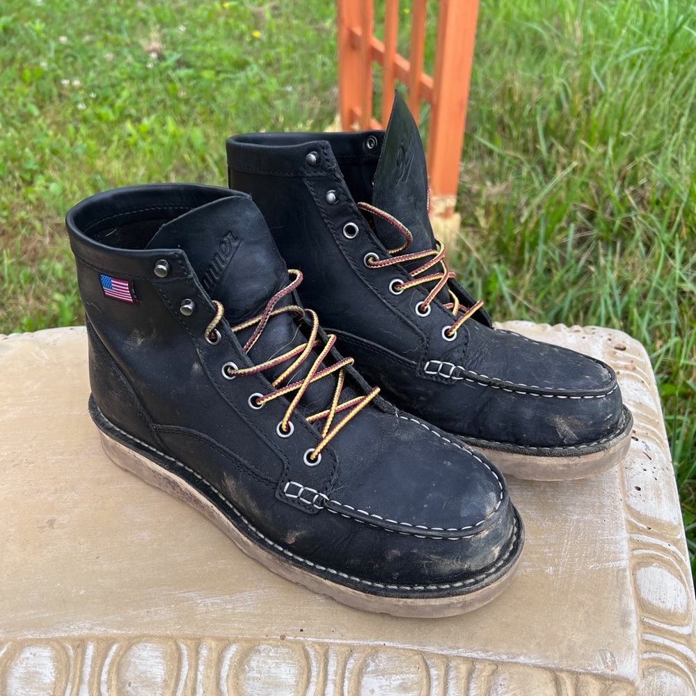 Danner Bull Run Moc Toe Boots size 8